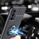 TPU Cover with Metal Ring Kickstand [Built-in Magnetic Sheet] for Realme GT 5G - Black Oppo Realme Cases Mobile