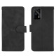 Silky Touch Leather Wallet Case Phone Shell for Realme GT - Black Oppo Realme Cases Mobile