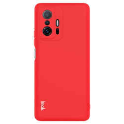 IMAK UC-2 Series Colorful Anti-scratch Soft TPU Well-protected Phone Case Shell for Xiaomi 11T/11T Pro - Red