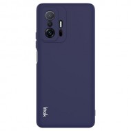 IMAK UC-2 Θήκη Σιλικόνης TPU Ματ για Xiaomi 11T / 11T Pro - Σκούρο Μπλε