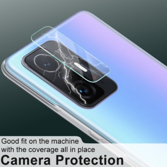 IMAK 2Pcs/Pack HD Bubble Free Anti-Scratch Tempered Glass Camera Lens Protector for Xiaomi 11T / 11T Pro XIAOMI Screen Protectors