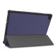 Stylish Tri-fold Leather Cover for Lenovo Tab M10 FHD REL TB-X605FC - Dark Blue Lenovo Cases Mobile Tablet
