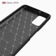 TPU Brushed Carbon Fiber Texture Flexible Phone Protective Case for Samsung Galaxy A03s (164.2 x 75.9 x 9.1mm) - Black Samsung Cases Mobile