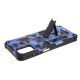 Camouflage Design Well-Protected Detachable 2 in 1 Drop-proof Phone Shell for Samsung Galaxy A03s (166.5 x 75.98 x 9.14mm) - Dark Blue Samsung Cases Mobile