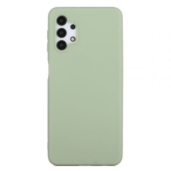 Matte Skin Shockproof TPU Phone Case Shell Cover for Samsung Galaxy A32 5G - Green Samsung Cases Mobile