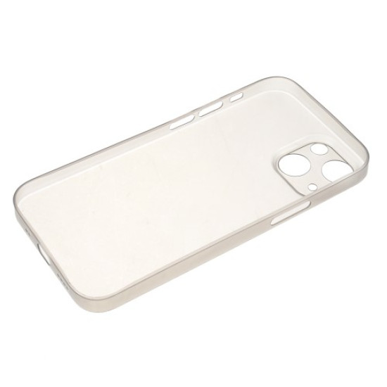 Anti-Collision Super Thin Hard PC Phone Cover Case for iPhone 13 mini 5.4 inch - Grey Apple Cases Mobile