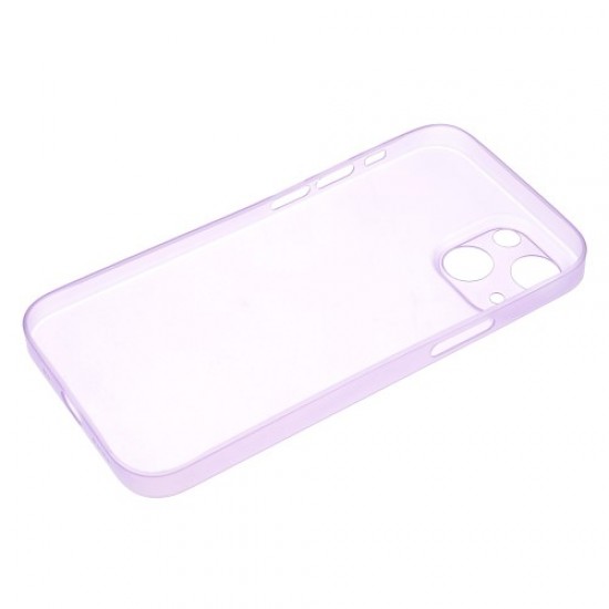 Anti-Collision Super Thin Hard PC Phone Cover Case for iPhone 13 mini 5.4 inch - Purple Apple Cases Mobile