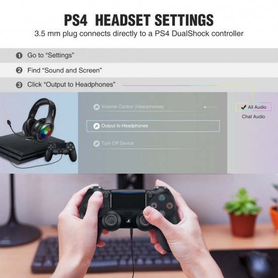 Wintory M1 Gaming Earphone Headphone Wired Headset with Mic for PC Cell Phone Laptop - Black Headsets
