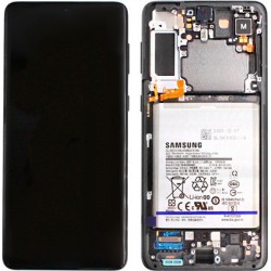 Γνήσια Samsung Οθόνη LCD και Μηχανισμός Αφής για Samsung Galaxy S21 Plus SM-G996B - Μαύρο (GH82-24555A / GH82-24744A / GH82-24747A) Γνήσια Samsung Οθόνη LCD και Μηχανισμός Αφής για Samsung Galaxy S21 Plus SM-G996B - Μαύρο (GH82-24555A / GH82-24744A / GH82-24747A)