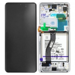 Γνήσια Samsung Οθόνη LCD και Μηχανισμός Αφής για Samsung Galaxy S21 Ultra SM-G998B - Ασημί (GH82-24590B / GH82-24591B / GH82-24589B / GH82-24825B) Γνήσια Samsung Οθόνη LCD και Μηχανισμός Αφής για Samsung Galaxy S21 Ultra SM-G998B - Ασημί (GH82-24590B / GH82-24591B / GH82-24589B / GH82-24825B)