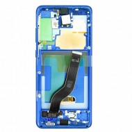 Original Samsung LCD and Digitizer Touch Screen for Samsung Galaxy S20 Plus SM-G985 - Aura Blue (GH82-22134H)
