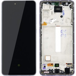 Original Samsung LCD and Digitizer Touch Screen for Samsung Galaxy A52 5G SM-A526B/DS - Purple (GH82-25229C) Original Samsung LCD and Digitizer Touch Screen for Samsung Galaxy A52 5G SM-A526B/DS - Purple (GH82-25229C)