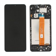 Original Samsung LCD and Digitizer Touch Screen for Samsung Galaxy A12 SM-A125F/DS - Black (GH82-24708A)