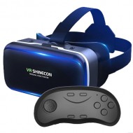 VR Glasses Mobile Phone Virtual Reality G04 Wearing Game Smart 3D Digital Glasses + B01 Bluetooth Handle