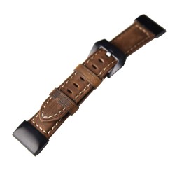 Genuine Leather Watch Band Replacement Strap for Garmin Fenix 5 - Dark Brown Genuine Leather Watch Band Replacement Strap for Garmin Fenix 5 - Dark Brown