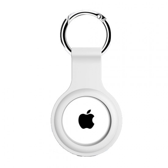 A002 Θήκη Σιλικόνης για το Apple AirTag Locator Tracker - Λευκό Apple Smart Watch