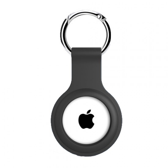 A002 Θήκη Σιλικόνης για το Apple AirTag Locator Tracker - Μαύρο Apple Smart Watch