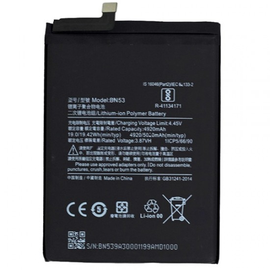 Battery BN53 for Xiaomi Redmi Note 9 Pro 4900mAh XIAOMI Parts