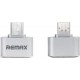 REMAX Micro USB OTG Adapter for Samsung HTC Huawei Xiaomi Etc - Silver Color Cables Adapters & Chargers