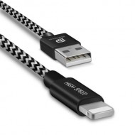DUX DUCIS Καλώδιο Γρήγορης Φόρτισης Lightning 8Pin σε USB (Κορδόνι) 2 μέτρα - Μαύρο