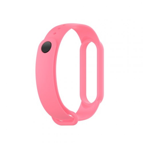 Glossy Silicone Watch Strap Replacement Watchband for Xiaomi Mi Band 5/6 - Pink Gadgets - Toys - Hobby