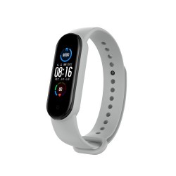 Λουράκι Σιλικόνης για Xiaomi Mi Band 5 / 6 - Γκρι