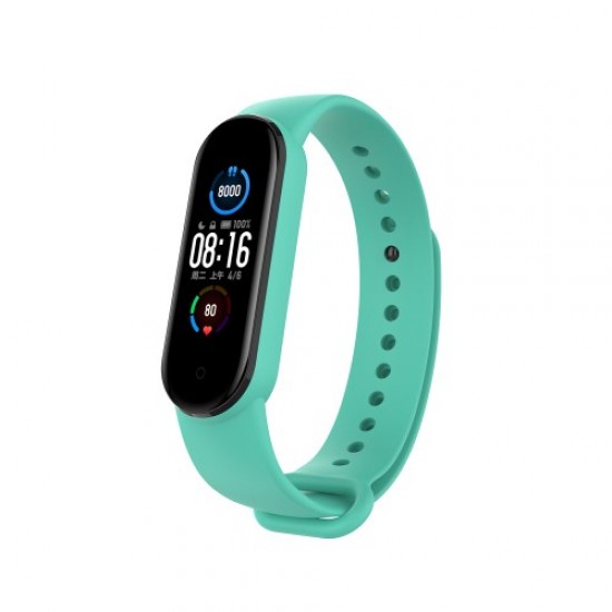 Λουράκι Σιλικόνης για Xiaomi Mi Band 5 / 6 - Γαλαζοπράσινο Gadgets - Παιχνίδια - Hobby
