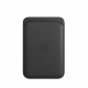 Quality Leather MagSafe Magnetic RFID Card Holder Card Sleeve for iPhone 12/12 Pro/12 Pro Max/12 mini - Black Apple Cases Mobile