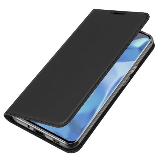 DUX DUCIS Skin Pro Series for OnePlus 9 Pro Card Slot Leather Cell Phone Case - Black OnePlus Mobile Cases