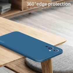 PINWUYO Θήκη Σιλικόνης TPU Ματ για OnePlus 9 (EU / US Version) - Μπλε