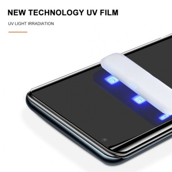 MOCOLO 3D Curved [UV Light Irradiation] Full Cover Tempered Glass Screen Protector UV Film for Xiaomi Mi 10 XIAOMI Screen Protectors