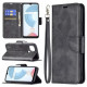 Magnetic Clasp Closure Stylish PU Leather Smartphone Wallet Stand Case [with Fingerprint Hole] for Realme C21/C20 - Black Oppo Realme Cases Mobile