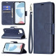 Magnetic Clasp Closure Stylish PU Leather Smartphone Wallet Stand Case [with Fingerprint Hole] for Realme C21/C20 - Blue Oppo Realme Cases Mobile