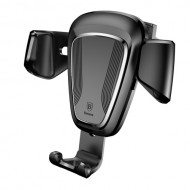 BASEUS Gravity Car Mount Rotation Car Air Vent Mount Holder for iPhone Samsung Huawei - Black