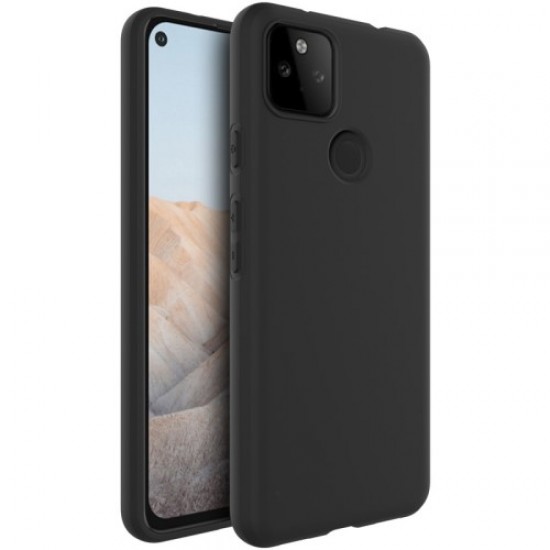 IMAK UC-3 Series Θήκη Σιλικόνης TPU Ματ για Google Pixel 5a 5G - Μαύρο Google Pixel Θήκες Κινητών