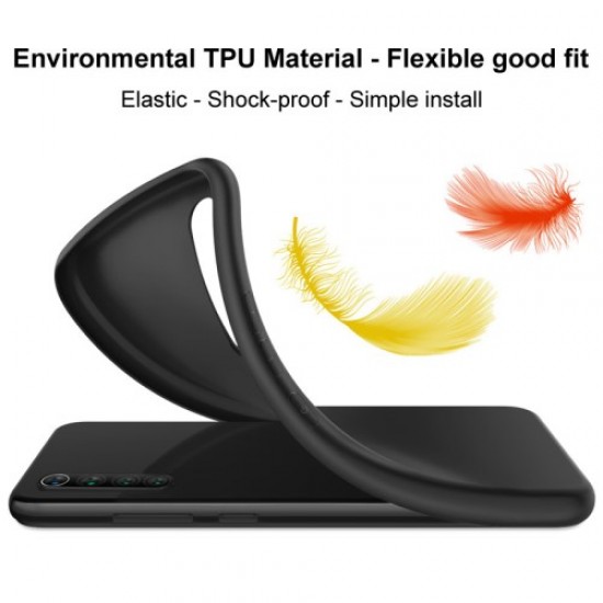 IMAK UC-3 Series Θήκη Σιλικόνης TPU Ματ για Google Pixel 5a 5G - Μαύρο Google Pixel Θήκες Κινητών