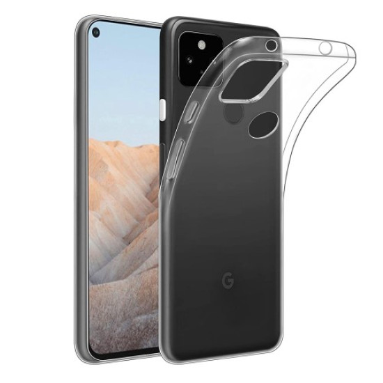 High Quality Anti-fingerprint Clear Soft TPU Cell Phone Cover Shell for Google Pixel 5a 5G Google Pixel mobile Cases