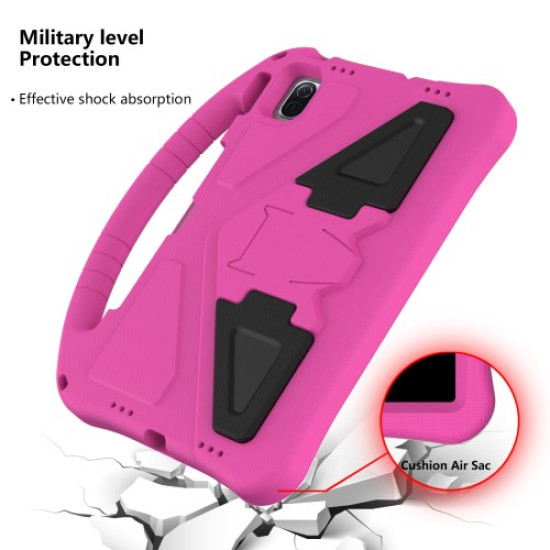 Lightweight Convertible Handle Kickstand Kids Friendly EVA Protective Cover for Xiaomi Pad 5 - Rose XIAOMI  Tablet Cases
