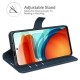 Premium PU Leather Stand Flip Wallet Cover with Square Magnetic Clasp for Xiaomi Redmi Note 10 Pro 5G (China) / Poco X3 GT - Blu XIAOMI Cases Mobile