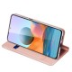 DUX DUCIS Skin Pro Series Card Slot Leather Cell Phone Case for Xiaomi Redmi Note 10 Pro - Pink XIAOMI Cases Mobile