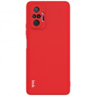 IMAK UC-2 Series Θήκη Σιλικόνης TPU Ματ για Xiaomi Redmi Note 10 Pro - Κόκκινο