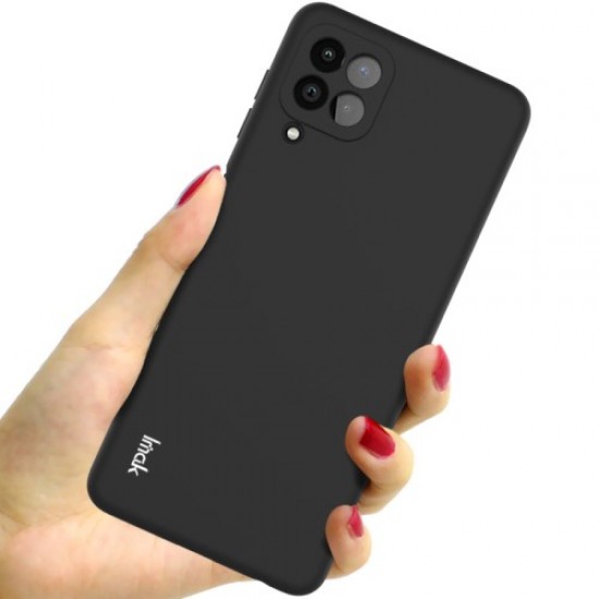 IMAK UC-2 Series Θήκη Σιλικόνης TPU Ματ για Samsung Galaxy A22 4G - Μαύρο Samsung Θήκες Κινητών