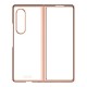 Electroplating Frame Design Folding PC Phone Cover Case for Samsung Galaxy Z Fold3 5G - Transparent Samsung Cases Mobile
