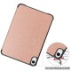 Tri-fold Stand PU Leather Smart Tablet Protective Cover Case for iPad mini 6 (2021) - Rose Gold Apple Cases Tablet