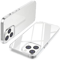Anti-fingerprint Clear Protective Cover Soft TPU Cell Phone Case for iPhone 13 6.1 inch