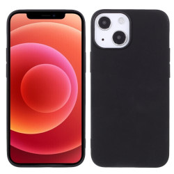Matte Soft TPU Mobile Phone Case for iPhone 13 6.1 inch - Black