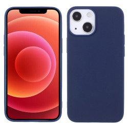 Matte Soft TPU Mobile Phone Case for iPhone 13 6.1 inch - Dark Blue