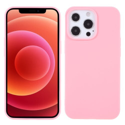 Matte Soft TPU Mobile Phone Case for iPhone 13 Pro 6.1 inch - Pink