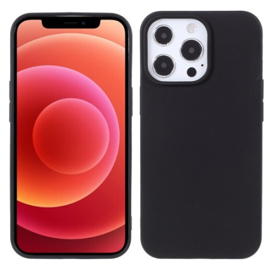 Θήκη Σιλικόνης TPU Ματ για iPhone 13 Pro Max - Μαύρο Apple Θήκες Κινητών