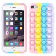 Push Pop Bubble Silicone Cell Phone Case Cover Protector for iPhone 7 4.7 inch/8 4.7 inch/SE (2nd Generation) - Hot Pink Apple Cases Mobile